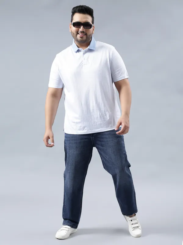 Plus_Size_Fission_Blue_Casual_Stretchable_Denim_Jeans_For_Men