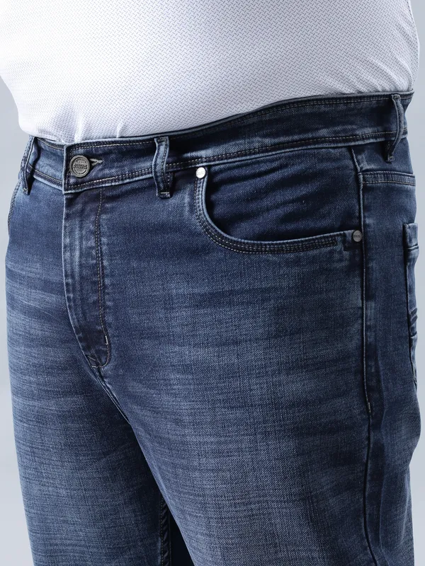 Plus_Size_Fission_Blue_Casual_Stretchable_Denim_Jeans_For_Men