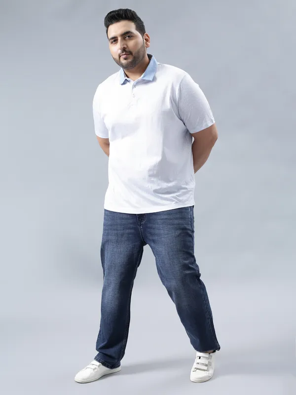 Plus_Size_Fission_Blue_Casual_Stretchable_Denim_Jeans_For_Men