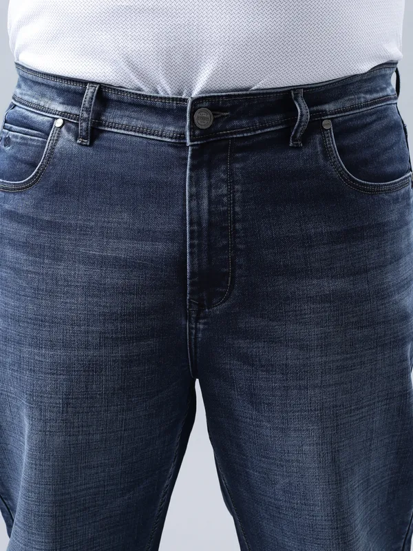 Plus_Size_Fission_Blue_Casual_Stretchable_Denim_Jeans_For_Men