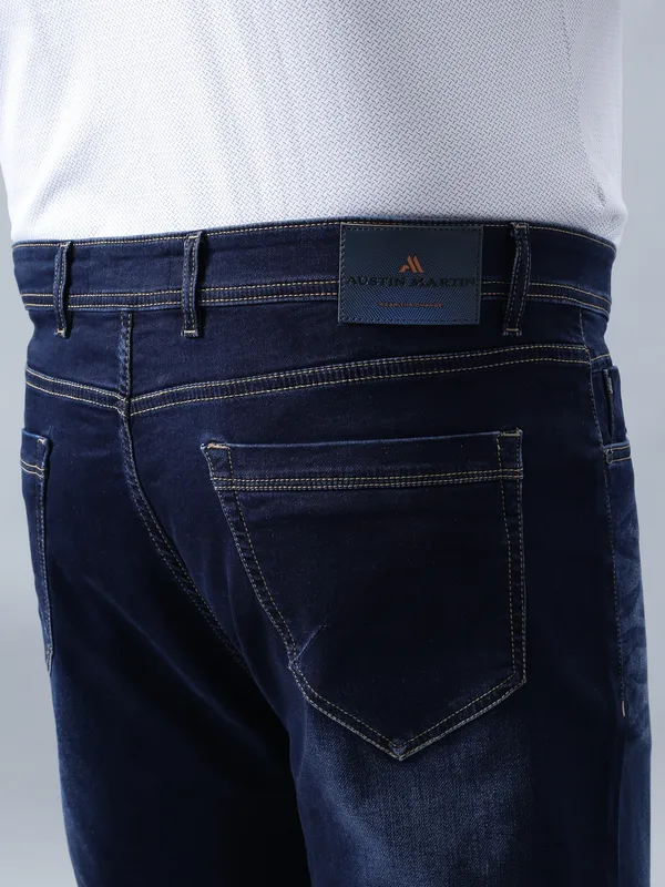 Plus_Size_Whispering_Blue_Casual_Stretchable_Denim_Jeans_For_Men