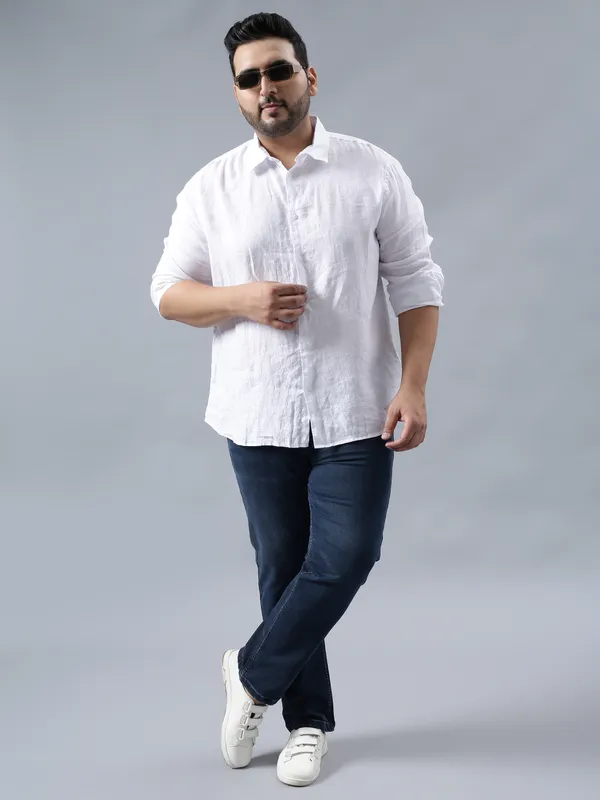 Plus_Size_Midnight_Blue_Casual_Stretchable_Denim_Jeans_For_Men