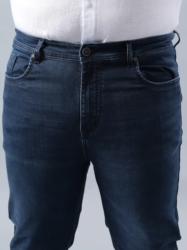 Plus_Size_Midnight_Blue_Casual_Stretchable_Denim_Jeans_For_Men