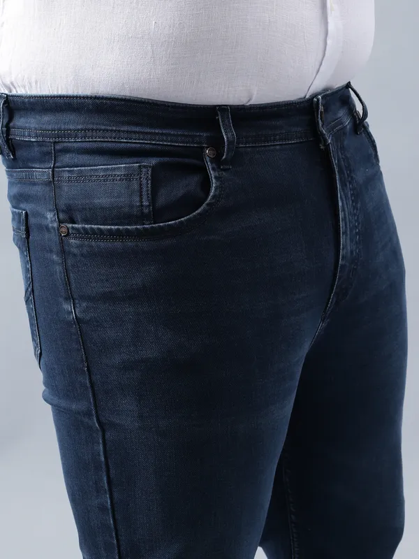 Plus_Size_Midnight_Blue_Casual_Stretchable_Denim_Jeans_For_Men