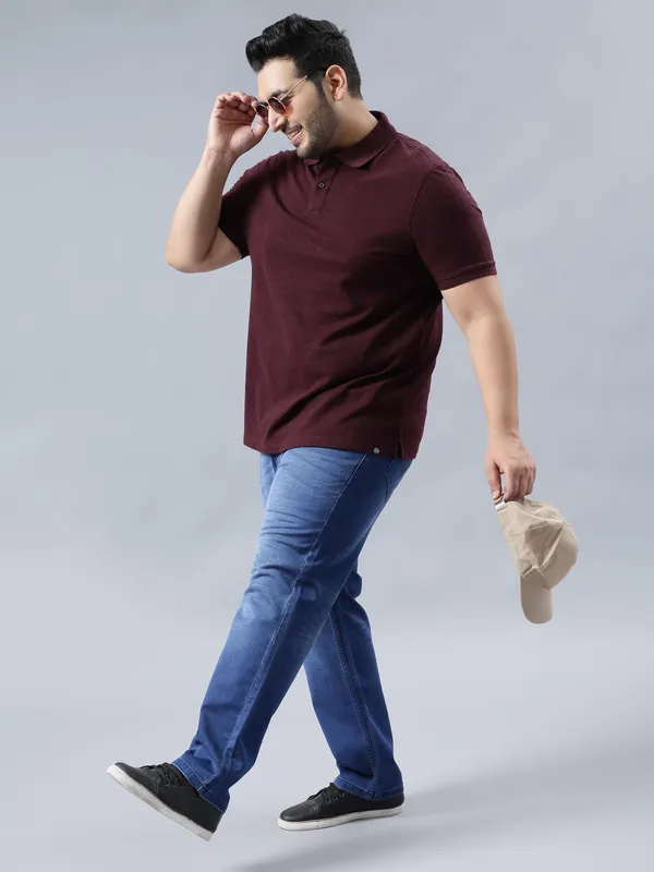 Plus_Size_Mist_Blue_Casual_Stretchable_Denim_Jeans_For_Men