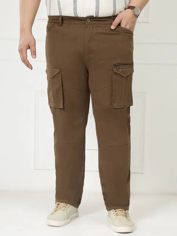 Cedar_Brown_Auto-Flex_Casual_Stretchable_Cargos_for_Men