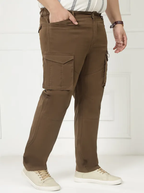 Cedar_Brown_Auto-Flex_Casual_Stretchable_Cargos_for_Men