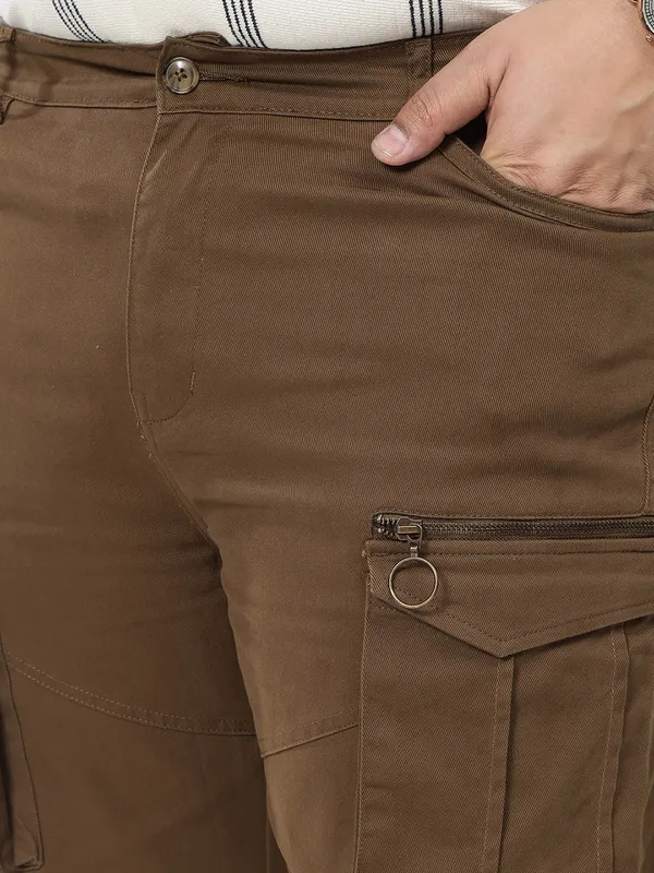 Cedar_Brown_Auto-Flex_Casual_Stretchable_Cargos_for_Men