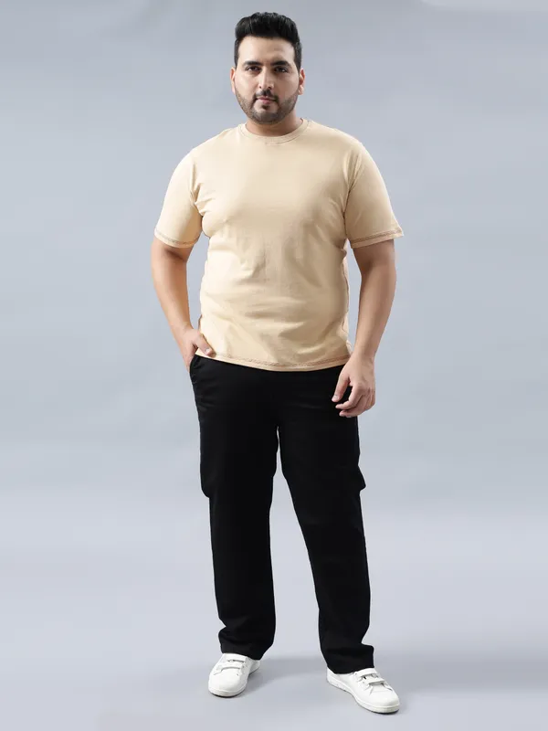 Plus_Size_Black_Casual_Stretchable_Denim_Jeans_For_Men