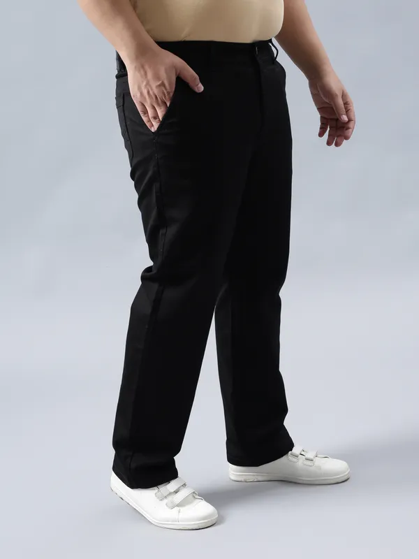 Plus_Size_Black_Casual_Stretchable_Denim_Jeans_For_Men