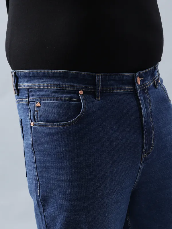 Plus_Size_Whispering_Blue_Casual_Stretchable_Denim_Jeans_For_Men