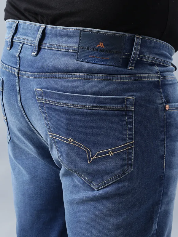 Plus_Size_Cloud_Blue_Casual_Stretchable_Denim_Jeans_For_Men