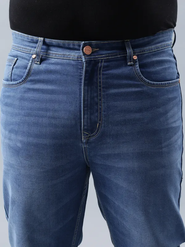 Plus_Size_Cloud_Blue_Casual_Stretchable_Denim_Jeans_For_Men