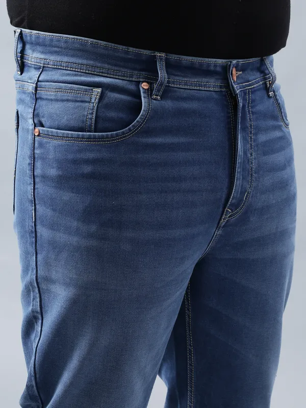 Plus_Size_Cloud_Blue_Casual_Stretchable_Denim_Jeans_For_Men