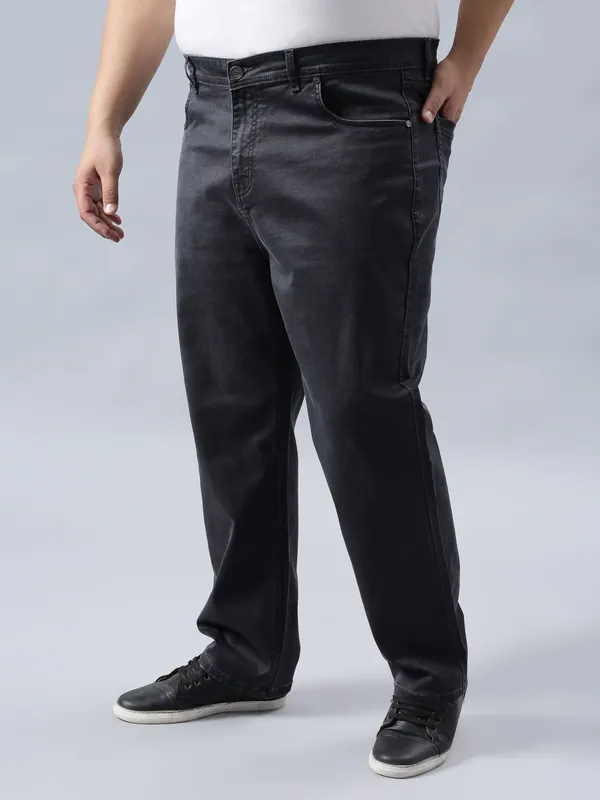 Plus_Size_Slate_Grey_Casual_Stretchable_Denim_Jeans_For_Men