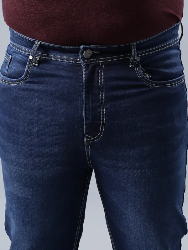 Plus_Size_Galaxy_Blue_Casual_Stretchable_Denim_Jeans_For_Men