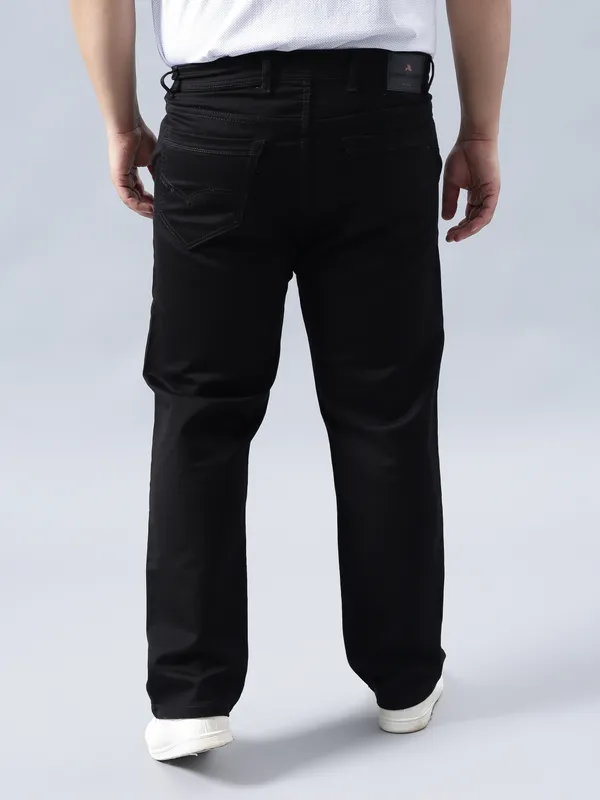 Plus_Size_Blackest_Black_Casual_Stretchable_Denim_Jeans_For_Men