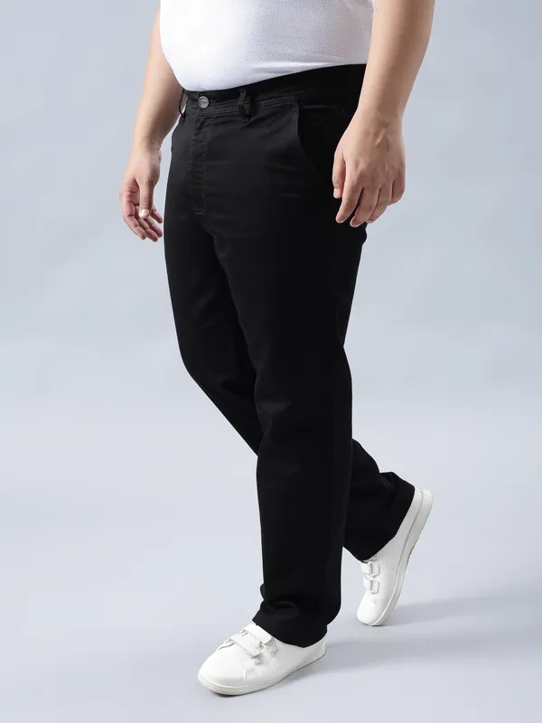 Plus_Size_Blackest_Black_Casual_Stretchable_Denim_Jeans_For_Men