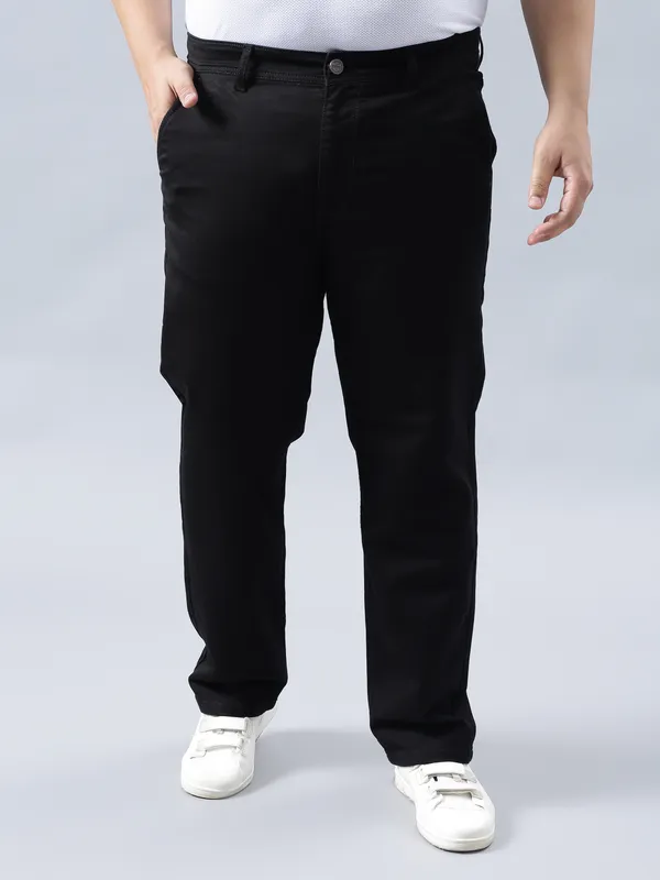 Plus_Size_Blackest_Black_Casual_Stretchable_Denim_Jeans_For_Men