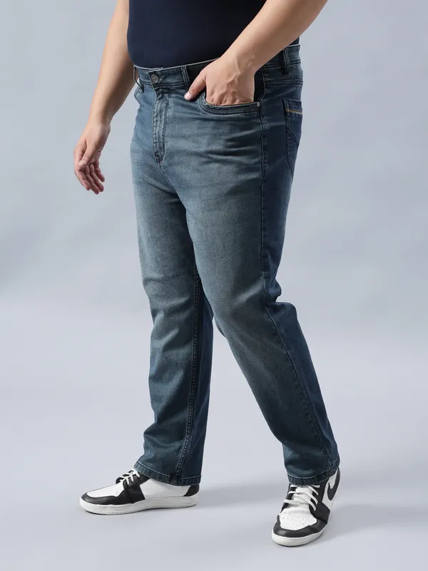 Plus_Size_Carbon_Grey_Casual_Stretchable_Denim_Jeans_For_Men
