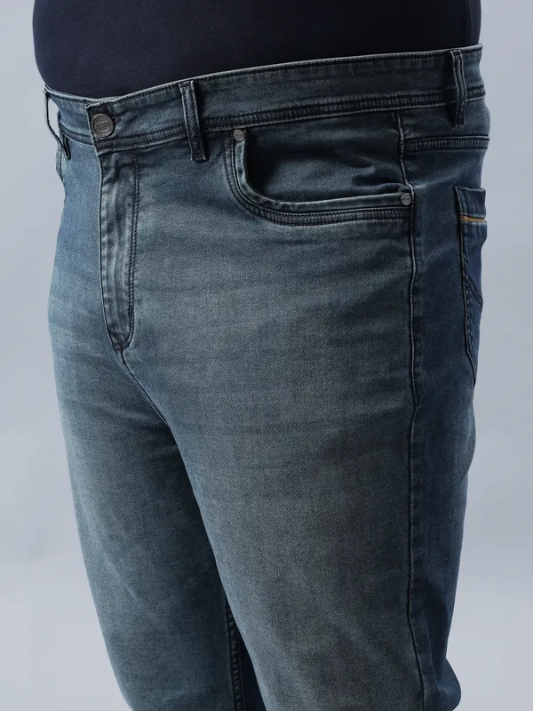 Plus_Size_Carbon_Grey_Casual_Stretchable_Denim_Jeans_For_Men