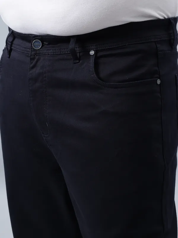 Plus_Size_Jet_Black_Casual_Stretchable_Denim_Jeans_For_Men