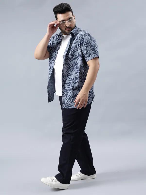 Plus_Size_Jet_Black_Casual_Stretchable_Denim_Jeans_For_Men