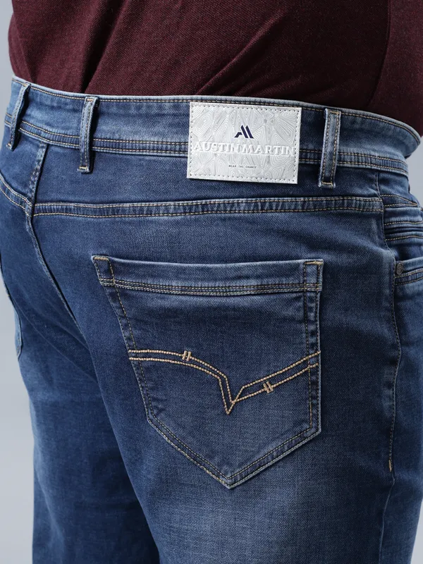 Plus_Size_Medium_Blue_Casual_Stretchable_Denim_Jeans_For_Men