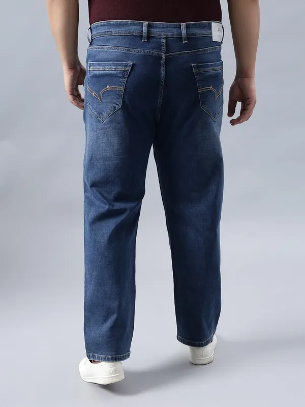 Plus_Size_Medium_Blue_Casual_Stretchable_Denim_Jeans_For_Men