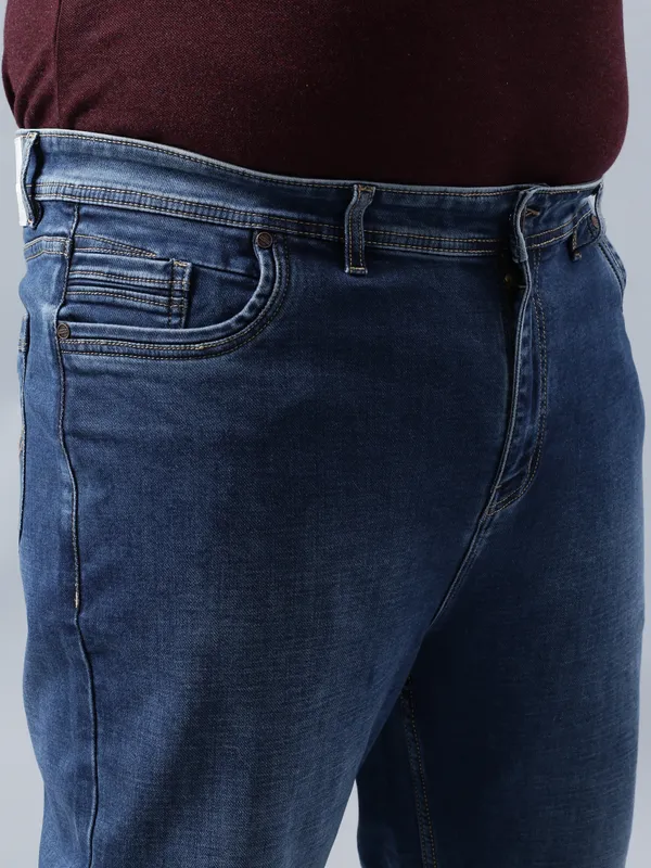 Plus_Size_Medium_Blue_Casual_Stretchable_Denim_Jeans_For_Men