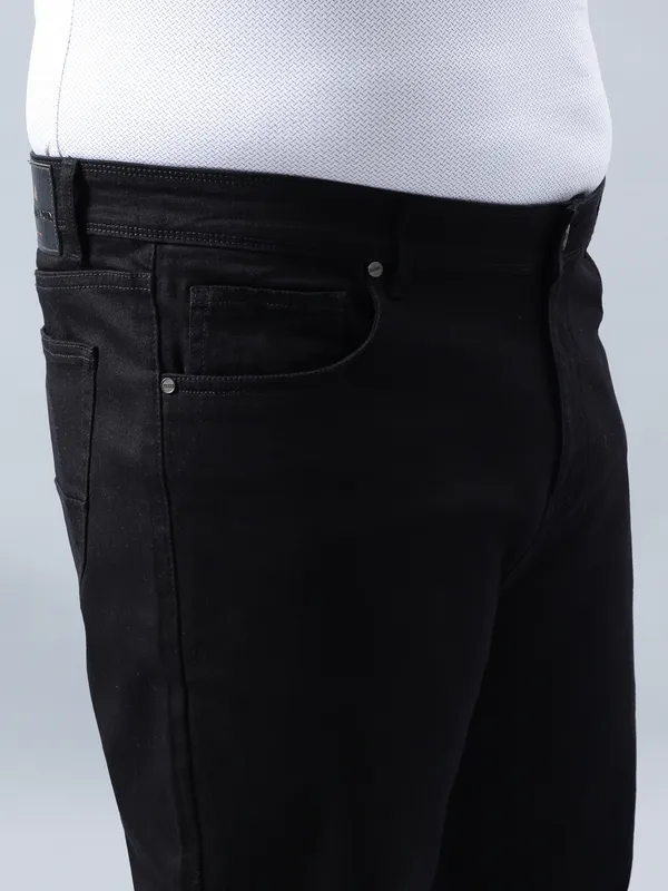 Plus_Size_Ink_Black_Casual_Stretchable_Denim_Jeans_For_Men