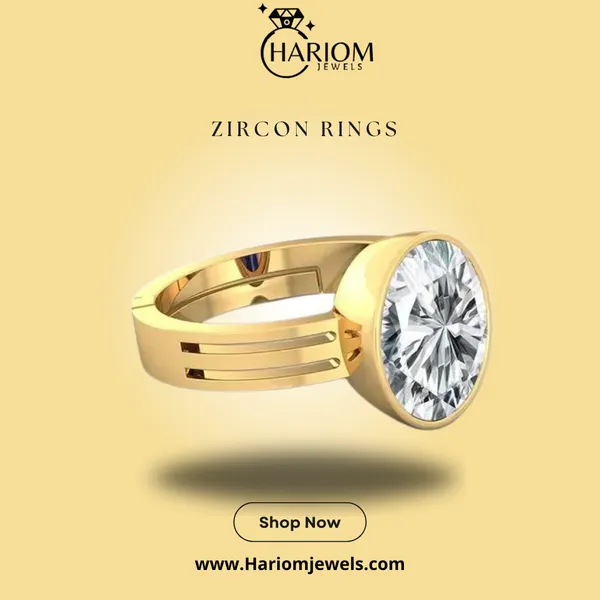 Zirkon/_Zircon_Stone_Created_Adjustable_Ring_Rashi_Ratna_Created_for_Men_&_Women