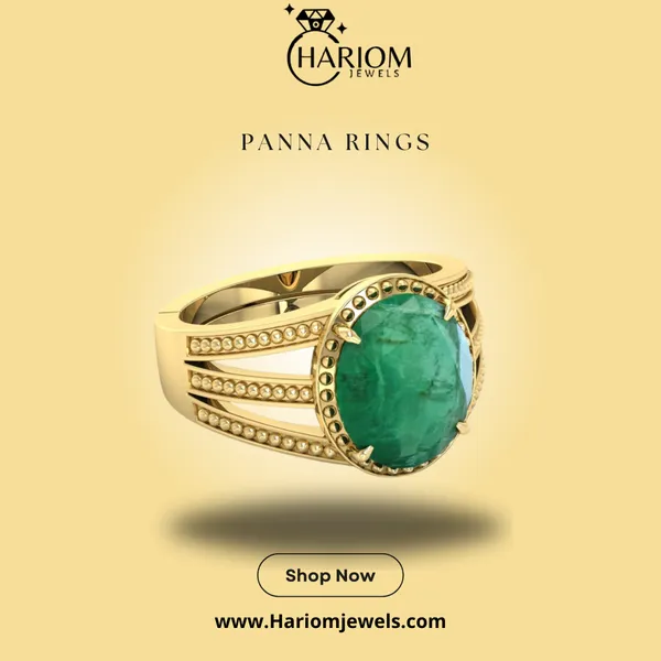Ring_Panna_Stone__Created_Panna_Stone_Emerald_Ring_Adjustable_Woman_Man_Ring