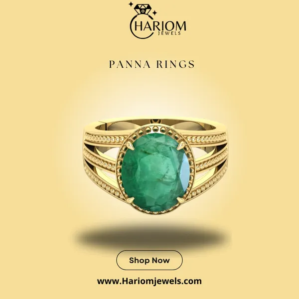 Ring_Panna_Stone__Created_Panna_Stone_Emerald_Ring_Adjustable_Woman_Man_Ring