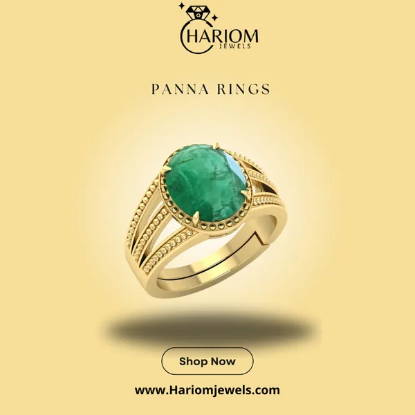 Ring_Panna_Stone__Created_Panna_Stone_Emerald_Ring_Adjustable_Woman_Man_Ring