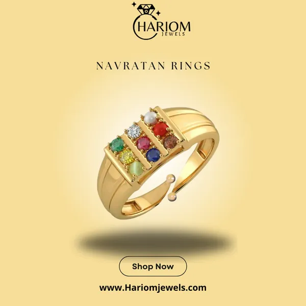 Navaratna_9_Gemstone_Gold_Plated_Good_Luck_Finger_Ring_For_Men_&_Women