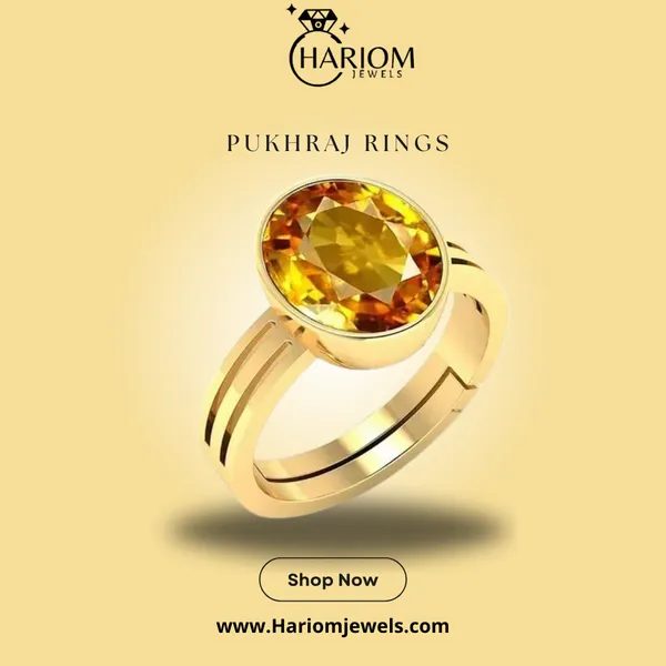 Pukhraj_Stone__Created_Yellow_Sapphire_Gemstone_Adjustable_Women_&_Man_Ring