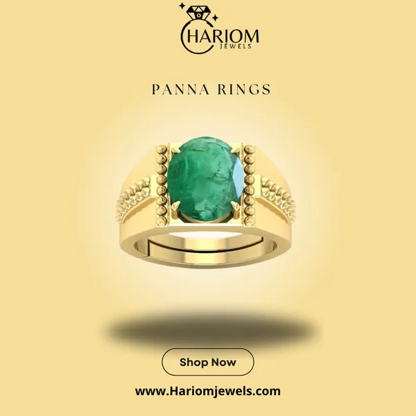 Ring_Panna_Stone__Created_Panna_Stone_Emerald_Ring_Adjustable_Woman_Man_Ring
