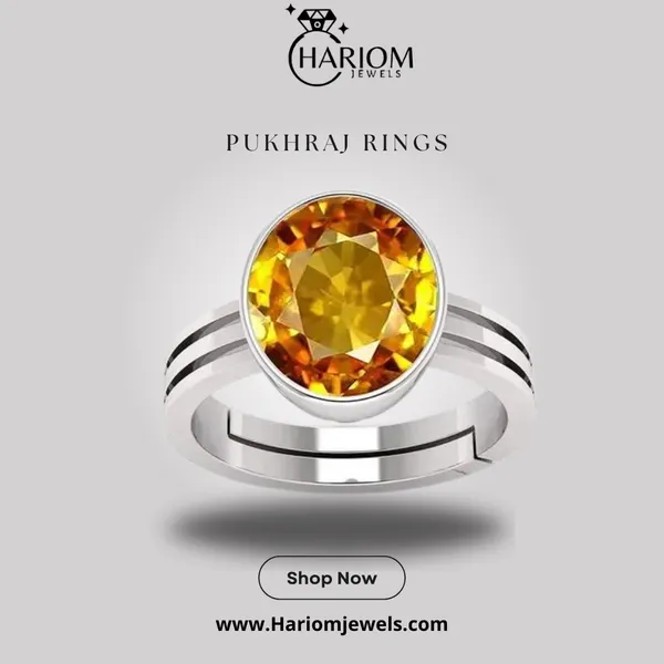 Pukhraj_Stone__Created_Yellow_Sapphire_Gemstone_Adjustable_Women_&_Man_Ring
