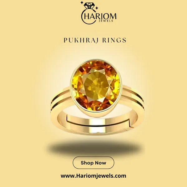 Pukhraj_Stone__Created_Yellow_Sapphire_Gemstone_Adjustable_Women_&_Man_Ring