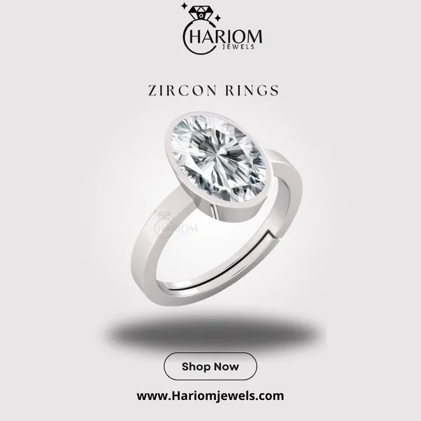 Ring_Zircon_Zirkon/_Zircon_Stone_Created_Adjustable_Ring_Rashi_Ratna_Created_for_Men_&_Women