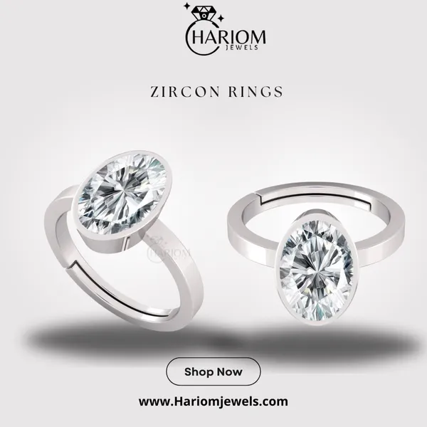 Ring_Zircon_Zirkon/_Zircon_Stone_Created_Adjustable_Ring_Rashi_Ratna_Created_for_Men_&_Women