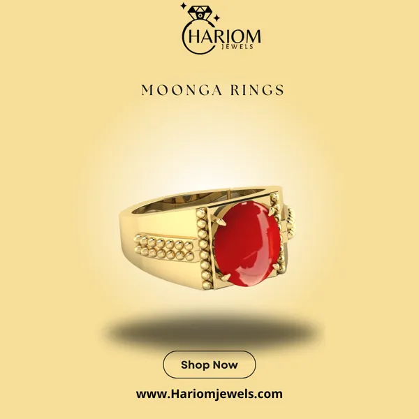 Moonga_Red_Coral_created_Ring_Adjustable_|_Best_Quality_Ring|_Pure_Stone_Ring_gemstone