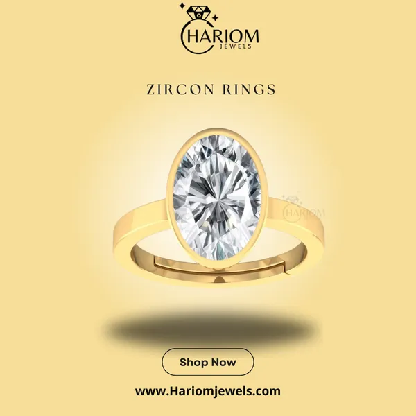 Ring_Zircon_Zirkon/_Zircon_Stone_Created_Adjustable_Ring_Rashi_Ratna_Created_for_Men_&_Women