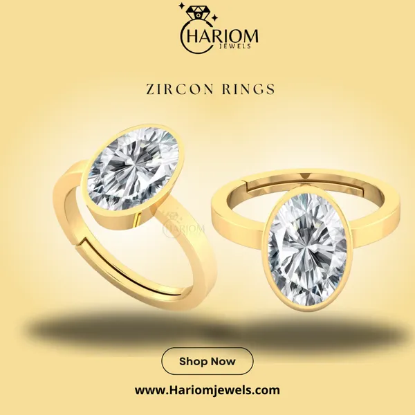 Ring_Zircon_Zirkon/_Zircon_Stone_Created_Adjustable_Ring_Rashi_Ratna_Created_for_Men_&_Women