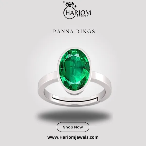 Ring_Panna_Stone__Created_Panna_Stone_Emerald_Ring_Adjustable_Woman_Man_Ring