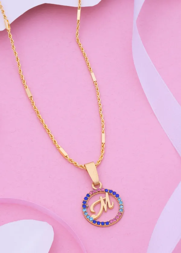Daily_Wear_"M"_Latter_22K_Gold_Plated_Necklace_Chain_For_Women_and_Girls__