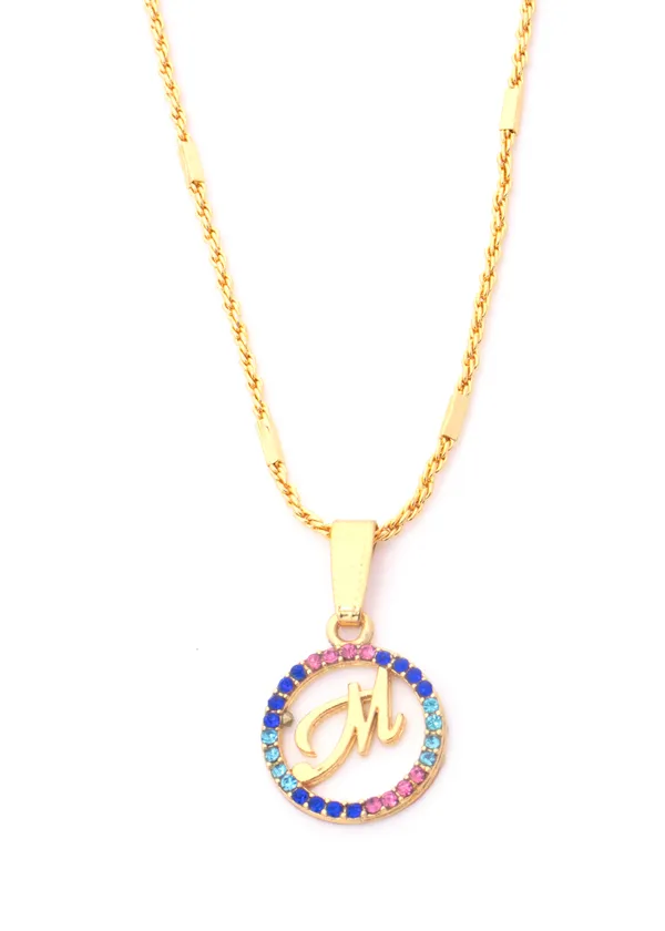 Daily_Wear_"M"_Latter_22K_Gold_Plated_Necklace_Chain_For_Women_and_Girls__