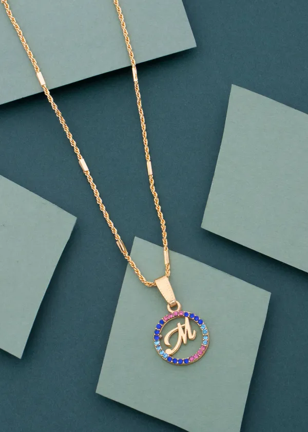 Daily_Wear_"M"_Latter_22K_Gold_Plated_Necklace_Chain_For_Women_and_Girls__