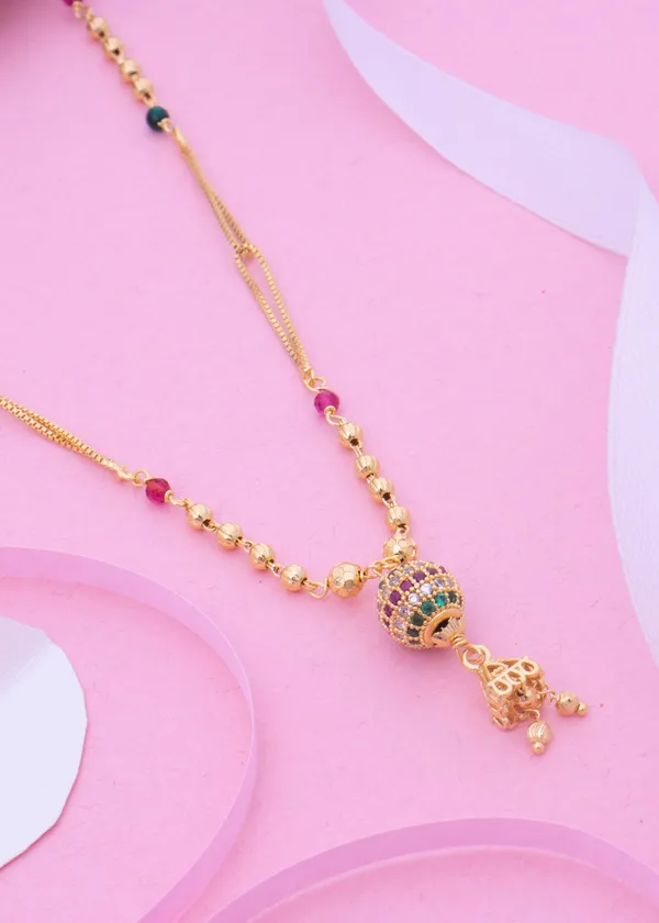 Daily_wear_AD_Diamond_Studs_22K_Gold_Plated_Mangalsutra_For_Women_and_Girls